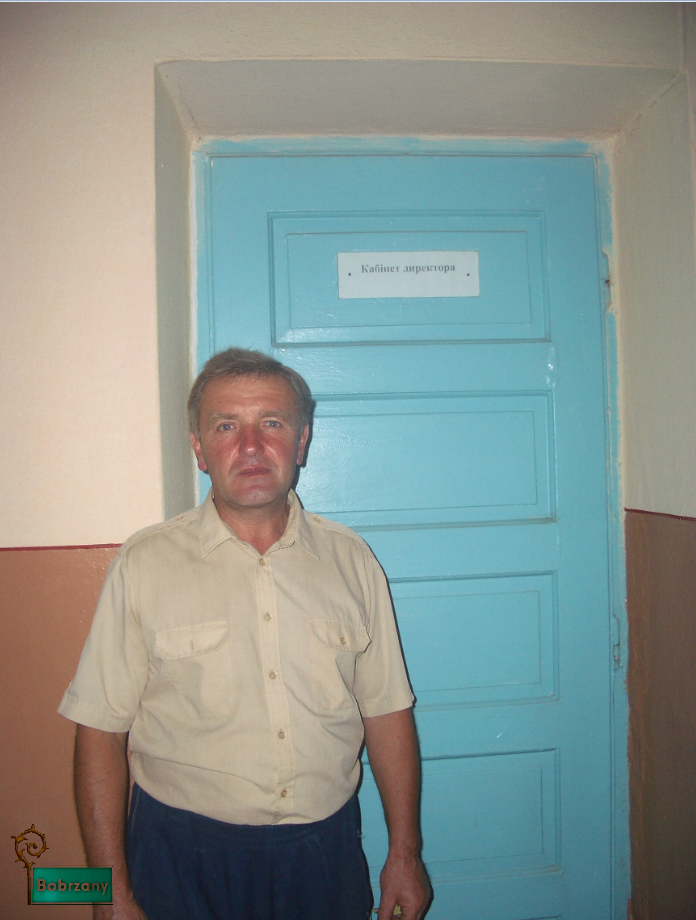 Pan Tataryn, kierownik szkoły w Howiłowie Wielkim w 2009 roku